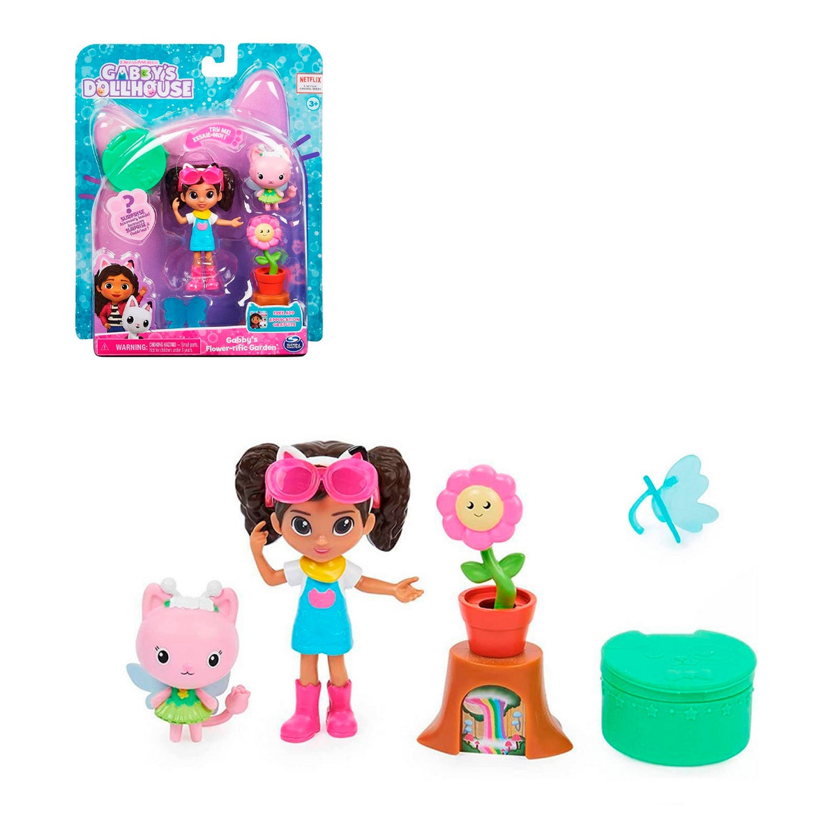 Gabby´s Dollhouse Set Actividades - Jardin